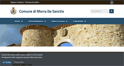 Desktop Screenshot of comune.morradesanctis.av.it
